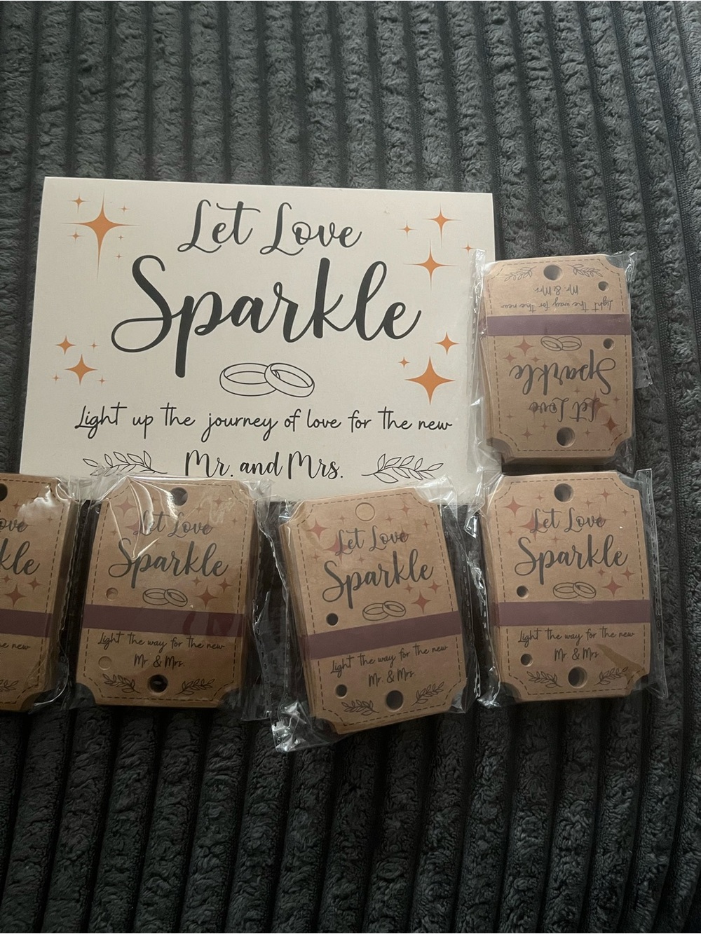 Wedding Tags for Sparklers